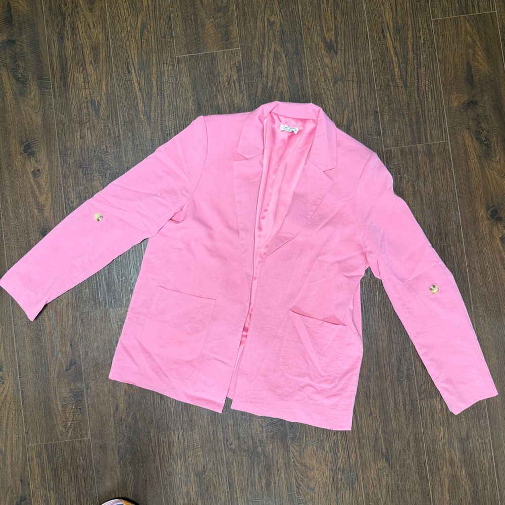 MUDPIE BUBBLE GUM PINK BLAZER
